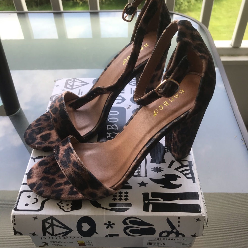 Leopard Print Sandals